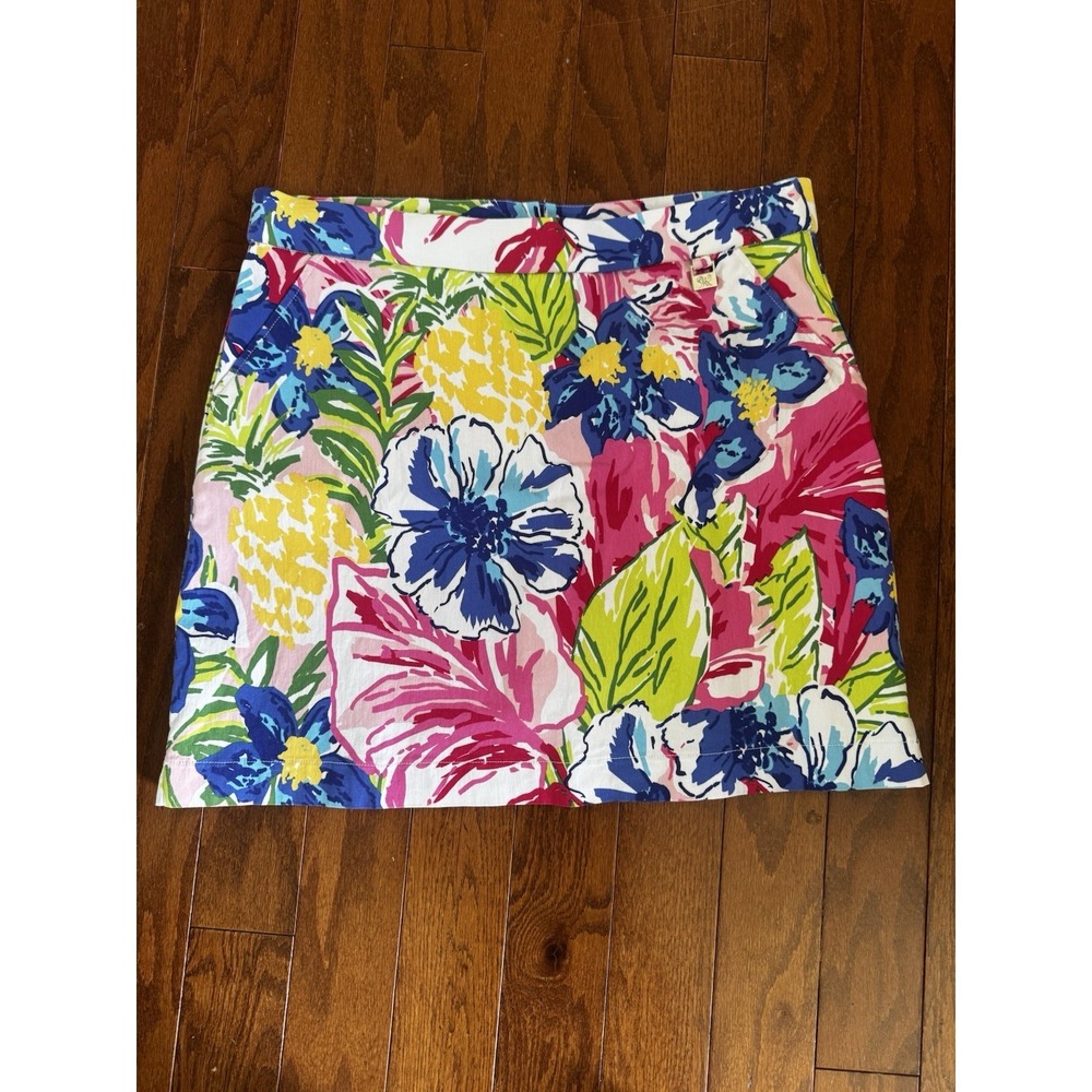 Rafaella Floral Skort XL Tropical‎ Bright Golf Preppy Summer Stretch